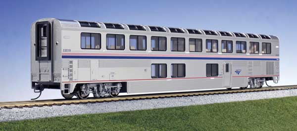 Kato 3560651 Superliner I Lounge, Lighted - Ready to Run -- Amtrak