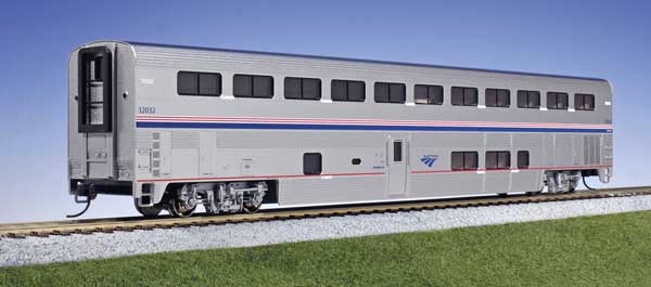 PREORDER Kato 3560871 Superliner I Sleeper, Lighted - Ready to Run -- Amtrak