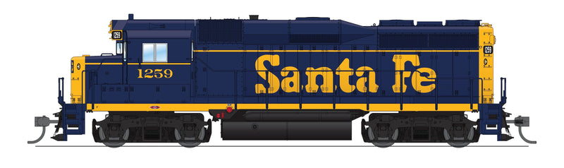 PREORDER BLI 9150 EMD GP30, ATSF 1263, Bookend Scheme, No-Sound/DCC-Ready, HO