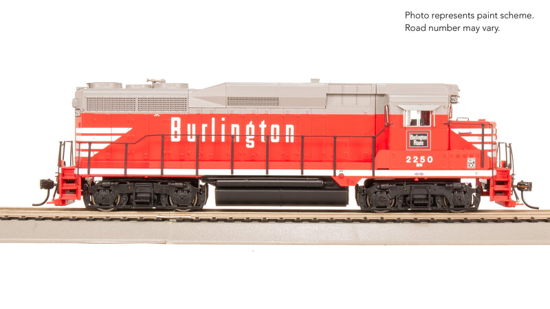 BLI 9134 EMD GP30, BN 2250, CBQ Chinese Red w/ BN patch, Paragon4 Sound/DC/DCC, HO