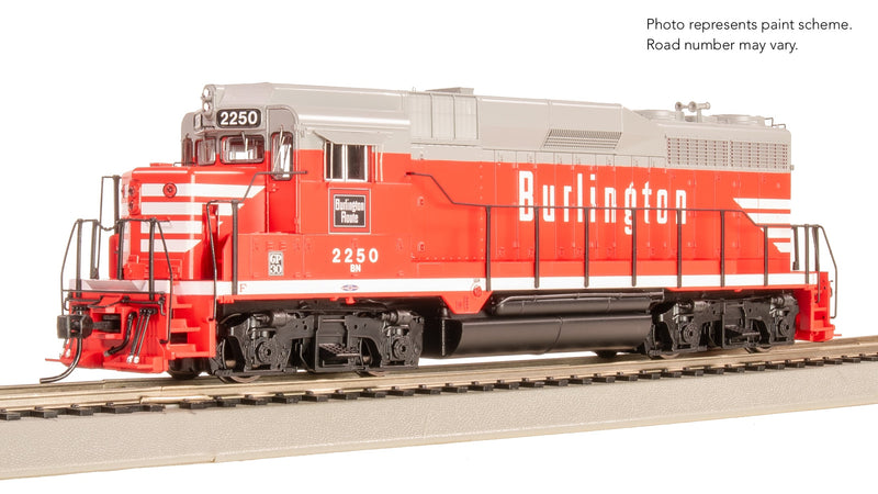 BLI 9134 EMD GP30, BN 2250, CBQ Chinese Red w/ BN patch, Paragon4 Sound/DC/DCC, HO