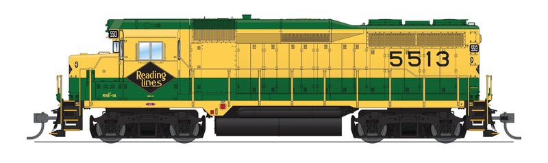 PREORDER BLI 9155 EMD GP30, RDG 5513, Green & Yellow, No-Sound/DCC-Ready, HO