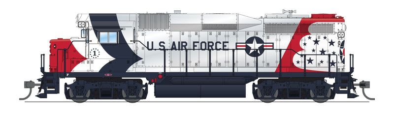 PREORDER BLI 9157 EMD GP30, USAF 2250, US Air Force Fantasy Paint, No-Sound/DCC-Ready, HO