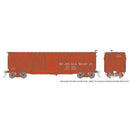 Rapido 177003 HO Class X23 Wood Boxcar 6-Pack - Ready to Run -- Pennsylvania Railroad (Tuscan, white, Lines Lettering)