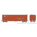 Rapido 177002 HO Class X23 Wood Boxcar 6-Pack - Ready to Run -- Pennsylvania Railroad - Union Lines (Tuscan, white)