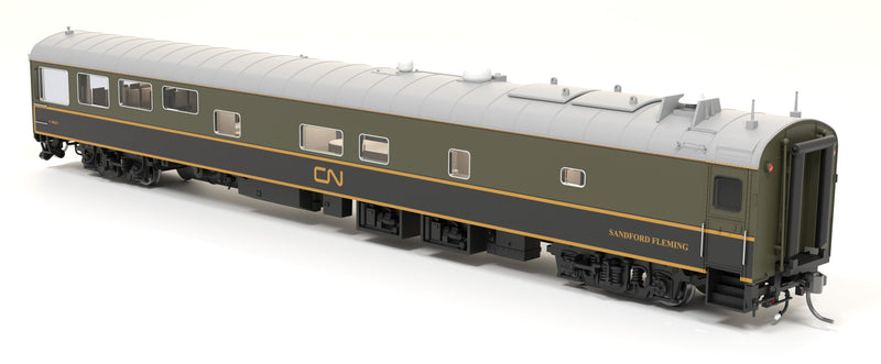 PREORDER Broadway Limited Imports HO 9160 CN Track Inspection Car, IC 800653, "Sandford Fleming", Green/Black/Yellow Scheme, HO