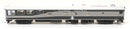 Broadway Limited Imports HO 9161 IC Track Inspection Car, IC 800653, Black/Gunmetal/Aluminum Scheme, HO