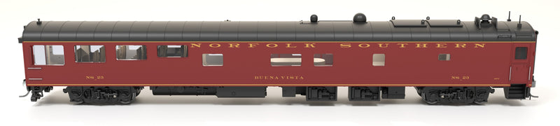 PREORDER Broadway Limited Imports HO 9162 NS Track Inspection Car, NS 23, "Buena Vista", Tuscan Scheme, HO