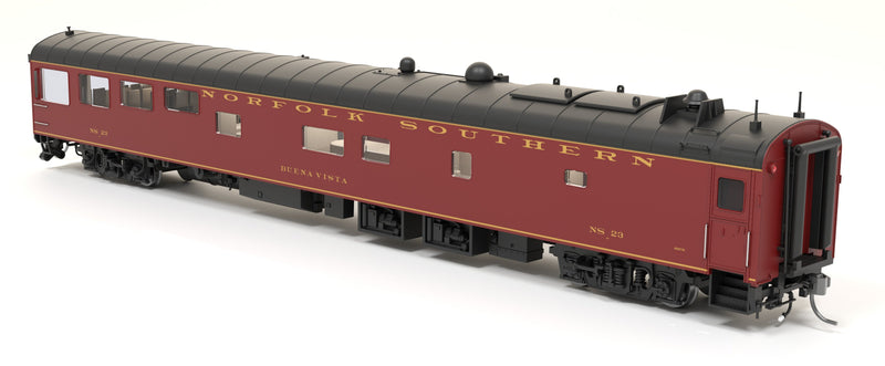 PREORDER Broadway Limited Imports HO 9162 NS Track Inspection Car, NS 23, "Buena Vista", Tuscan Scheme, HO