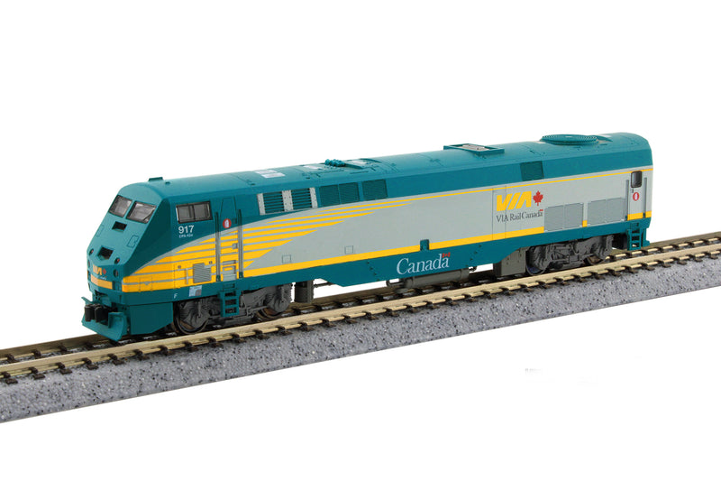 PREORDER Kato N 1766043DCC GE P42 Genesis Locomotive, VIA Rail Canada