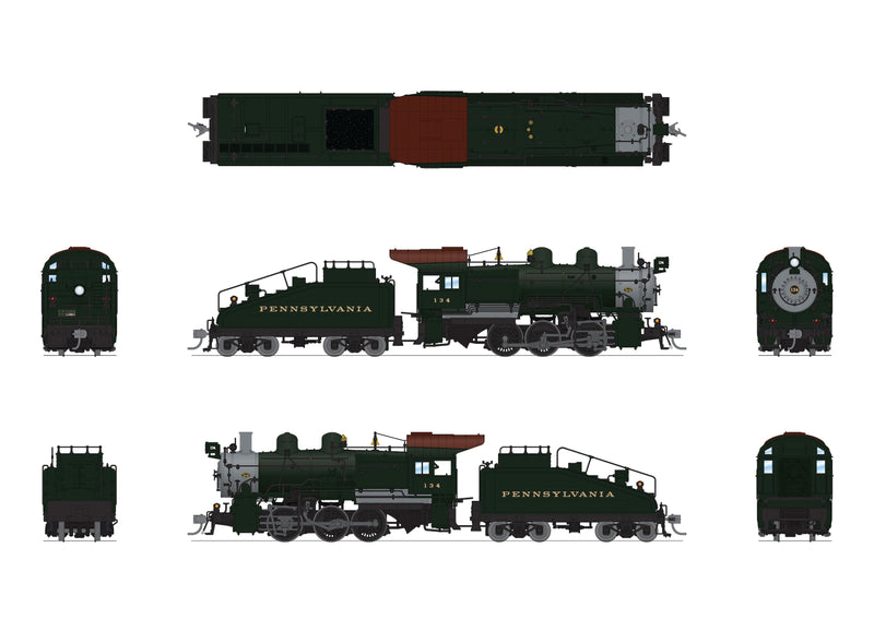 PREORDER BLI 9170 PRR B6sb 0-6-0,