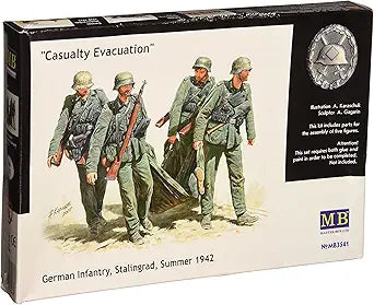MASTER BOX 1/35 Casualty Evacuation, German Infantry, Stalingrad, Summer 1942