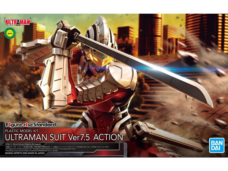 Bandai  2514276 Ultraman Figure-rise Standard Ultraman (Suit Ver. 7.5) Action Ver. Model Kit