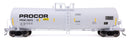 PREORDER Walthers Proto HO 100281 54' 23,000 Gallon Funnel-Flow Tank Car, Procor (white)