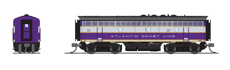 PREORDER BLI 9200 EMD F3 A/B, ACL 339/339B, Purple & Silver, A-unit Paragon4 Sound/DC/DCC, Unpowered B, N