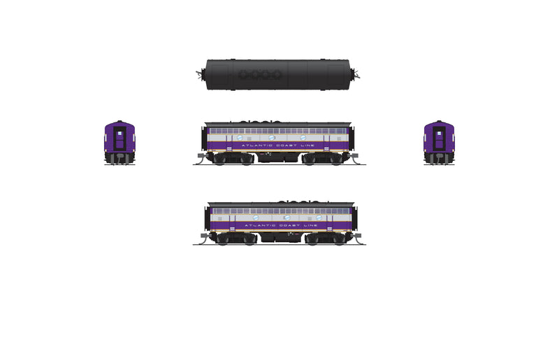 PREORDER BLI 9221 EMD F3B, ACL 343B, Purple & Silver, No-Sound / DCC-Ready, N