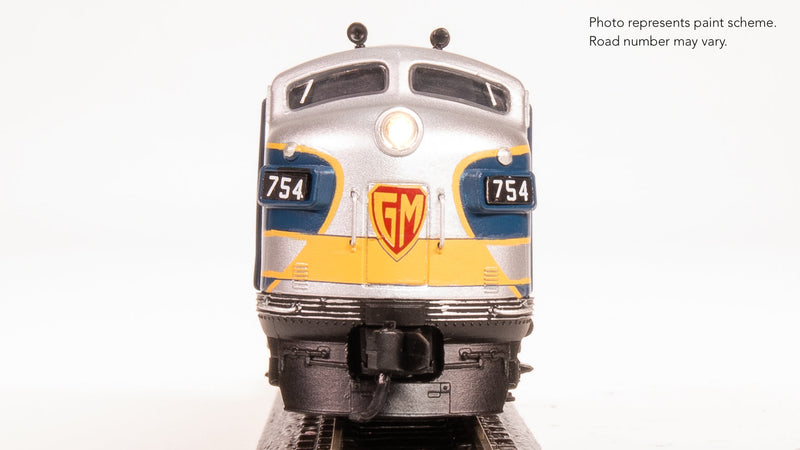 BLI 9205 EMD F3 A/B, Demo 754A1/754B1, Blue & Aluminum, A-unit Paragon4 Sound/DC/DCC, Unpowered B, N