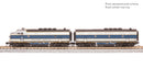 BLI 9205 EMD F3 A/B, Demo 754A1/754B1, Blue & Aluminum, A-unit Paragon4 Sound/DC/DCC, Unpowered B, N