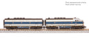 BLI 9205 EMD F3 A/B, Demo 754A1/754B1, Blue & Aluminum, A-unit Paragon4 Sound/DC/DCC, Unpowered B, N