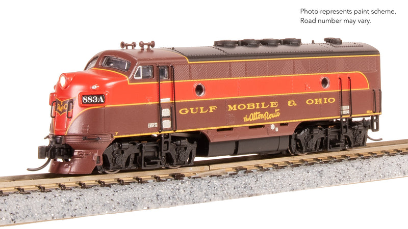 BLI 9209 EMD F3 A/B, GMO 833-A/B80, Maroon & Imitation Gold, A-unit Paragon4 Sound/DC/DCC, Unpowered B, N