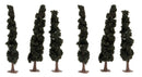 JTT Scenery Products 92135 Conifer Trees, 5-1/2" to 6" (6)