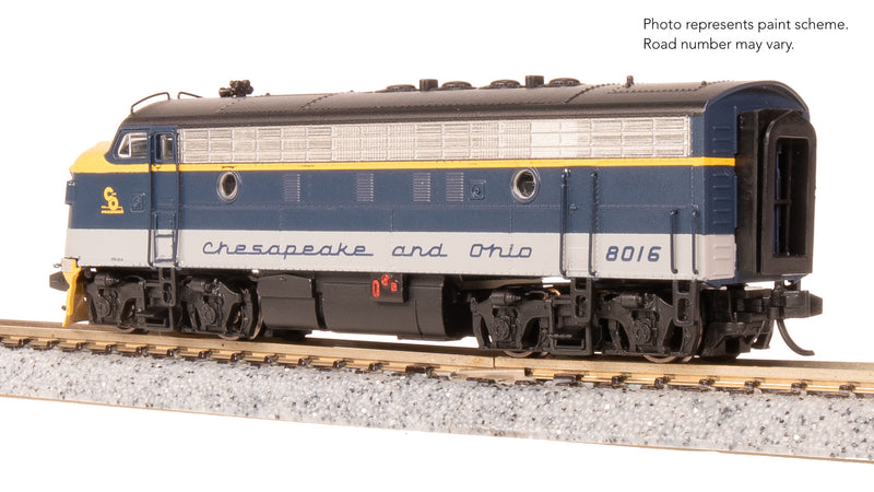 BLI 9222 EMD F3A, C&O 8016, Restored Blue/Gray/Yellow for SBVR, No-Sound / DCC-Ready, N