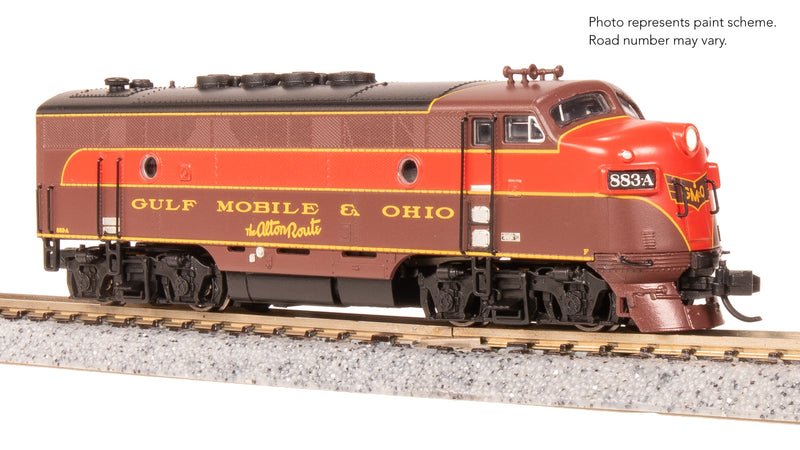 BLI 9228 EMD F3A, GMO 833-A, Maroon & Imitation Gold, No-Sound / DCC-Ready, N