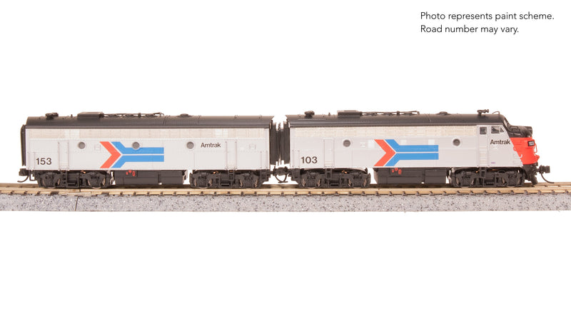 BLI 9240 EMD F7 AB, Amtrak 103/153, Phase I, A-unit Paragon4 Sound/DC/DCC, Unpowered B, N