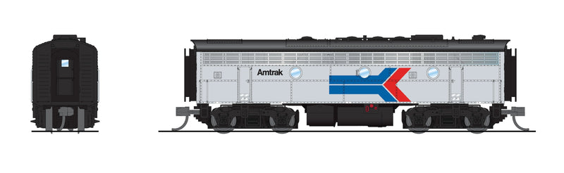 PREORDER BLI 9240 EMD F7 AB, Amtrak 103/153, Phase I, A-unit Paragon4 Sound/DC/DCC, Unpowered B, N