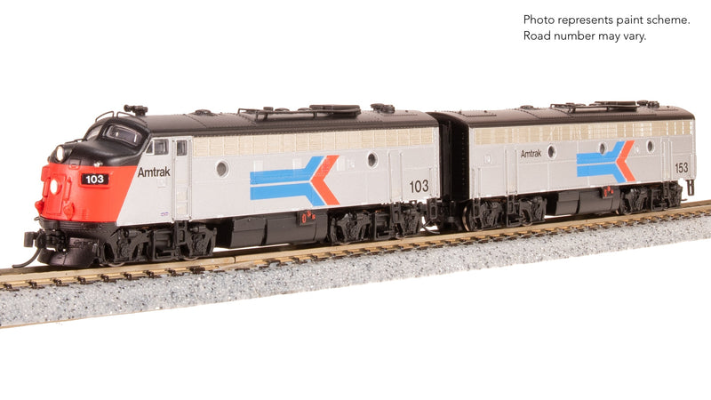 BLI 9240 EMD F7 AB, Amtrak 103/153, Phase I, A-unit Paragon4 Sound/DC/DCC, Unpowered B, N
