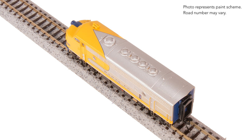 BLI 9243 EMD F7 AB, ATSF 341/341A, Yellow Warbonnet, A-unit Paragon4 Sound/DC/DCC, Unpowered B, N