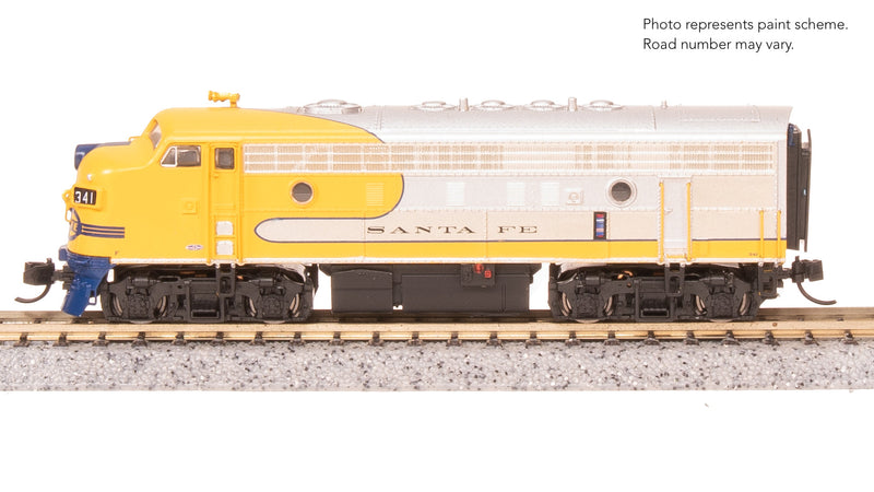 BLI 9243 EMD F7 AB, ATSF 341/341A, Yellow Warbonnet, A-unit Paragon4 Sound/DC/DCC, Unpowered B, N