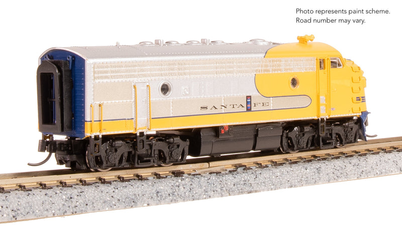 BLI 9243 EMD F7 AB, ATSF 341/341A, Yellow Warbonnet, A-unit Paragon4 Sound/DC/DCC, Unpowered B, N