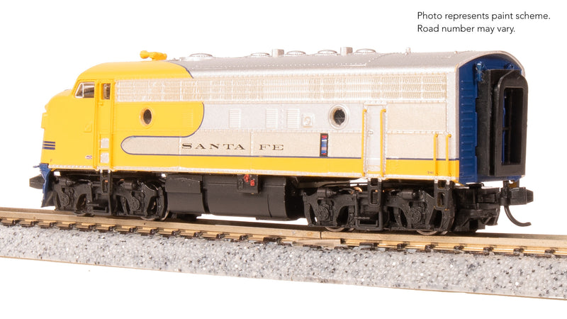 BLI 9243 EMD F7 AB, ATSF 341/341A, Yellow Warbonnet, A-unit Paragon4 Sound/DC/DCC, Unpowered B, N