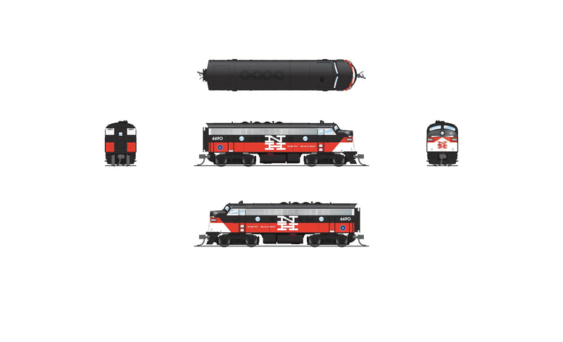 PREORDER BLI 9248 EMD F7A, CDOT 6690, NH McGinnis Scheme, Paragon4 Sound/DC/DCC, N