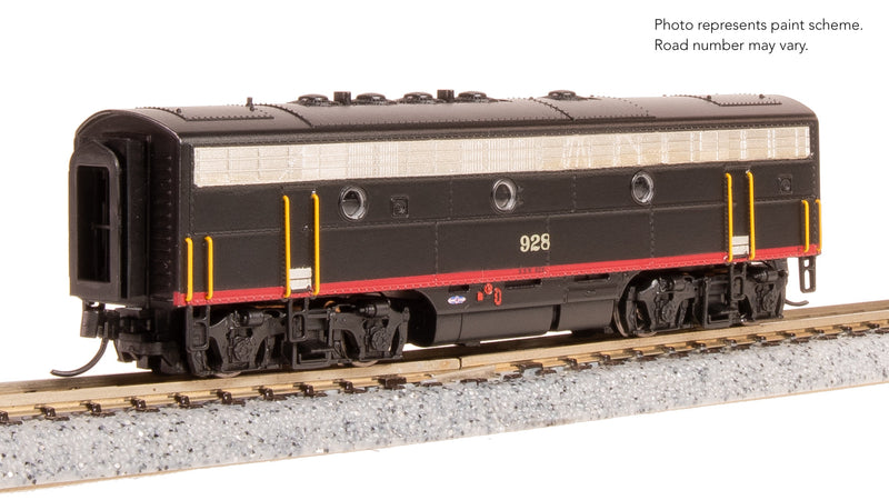 BLI 9250 EMD F7AB, Cotton Belt 927/928, Black Widow Scheme, A-unit Paragon4 Sound/DC/DCC, Unpowered B, N