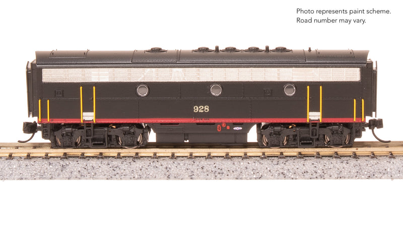 BLI 9250 EMD F7AB, Cotton Belt 927/928, Black Widow Scheme, A-unit Paragon4 Sound/DC/DCC, Unpowered B, N