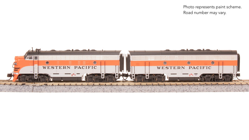 BLI 9252 EMD F7 AB, WP 913-A/914-C, Freight Scheme, A-unit Paragon4 Sound/DC/DCC, Unpowered B, N