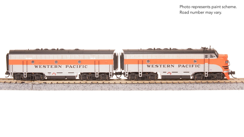 BLI 9252 EMD F7 AB, WP 913-A/914-C, Freight Scheme, A-unit Paragon4 Sound/DC/DCC, Unpowered B, N