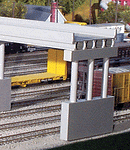 Rix Products N 162 Modern Highway Overpass, 50' Deck with Pier