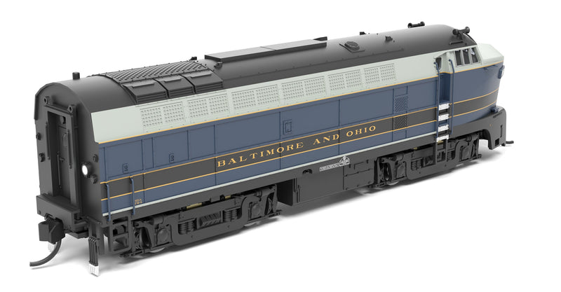 PREORDER Broadway Limited Imports N 9627 Sharknose RF-16 A/B Set 851A/851X, As-Delivered, Baltimore & Ohio, A-unit (Paragon4 Sound/DC/DCC), Unpowered B, N