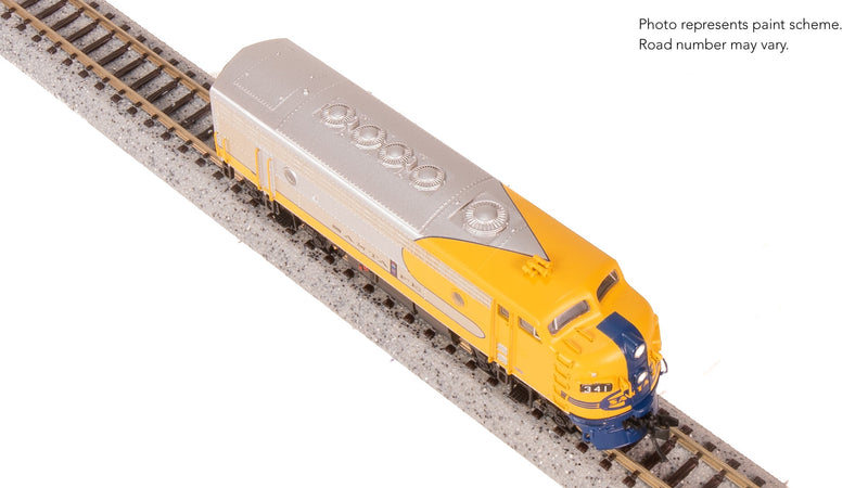 BLI 9277 EMD F7A, ATSF 344, Yellow Warbonnet, No-Sound / DCC-Ready, N