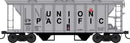 PREORDER Bowser HO 43637 70-Ton 2-Bay Covered Hopper with Closed Sides, Union Pacific