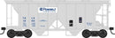 PREORDER Bowser HO 43626 70-Ton 2-Bay Covered Hopper with Open Sides, Pennwalt Chemicals