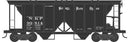 PREORDER Bowser HO 43619 70-Ton 2-Bay Covered Hopper with Open Sides, Nickel Plate Road