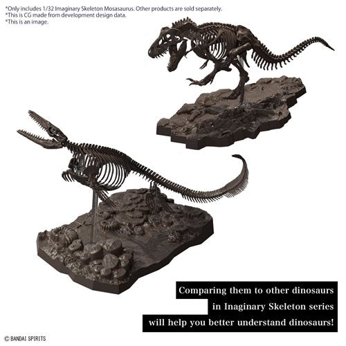 Bandai 2668294 Imaginary Skeleton Mosasaurus 1:32 Scale Model Kit
