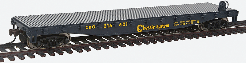Walthers Trainline HO 931-1461 Flat Car, Chessie System