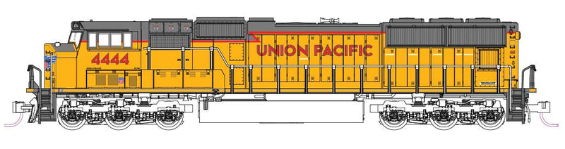 PREORDER Kato 1767618S N SD70M with Flat Radiators - Sound and DCC -- Union Pacific