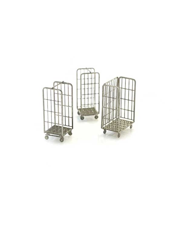 PREORDER Kato 085211064 N Package Carts/Parcel Trolleys -- pkg(3)