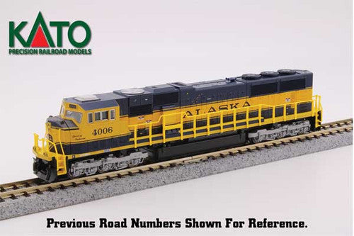 Kato N 1766411 EMD SD70MAC with Nose Headlight, Alaska Railroad
